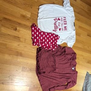 Lot of 2 maternity pjs